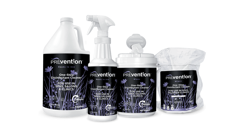 Prevention Disinfectants product line-up
