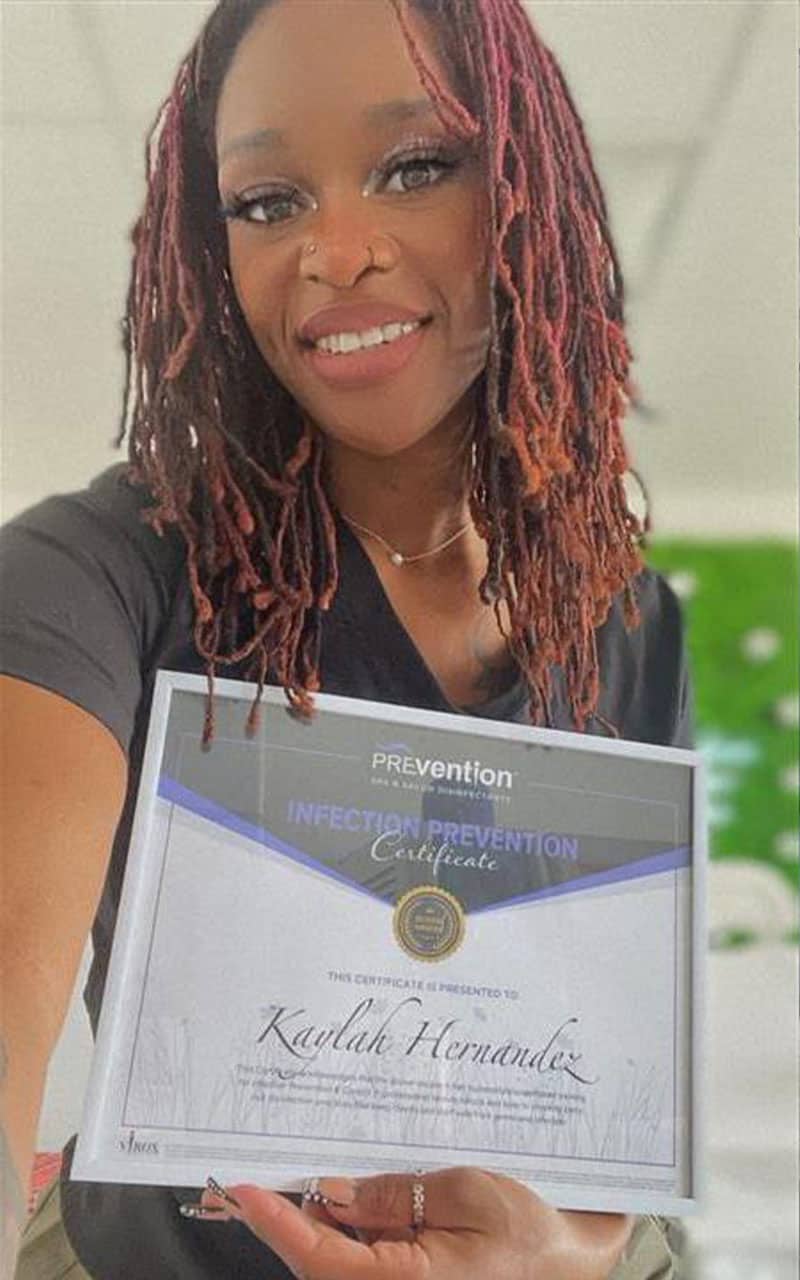 “I intend to showcase my earned certificate in my beauty salon.”